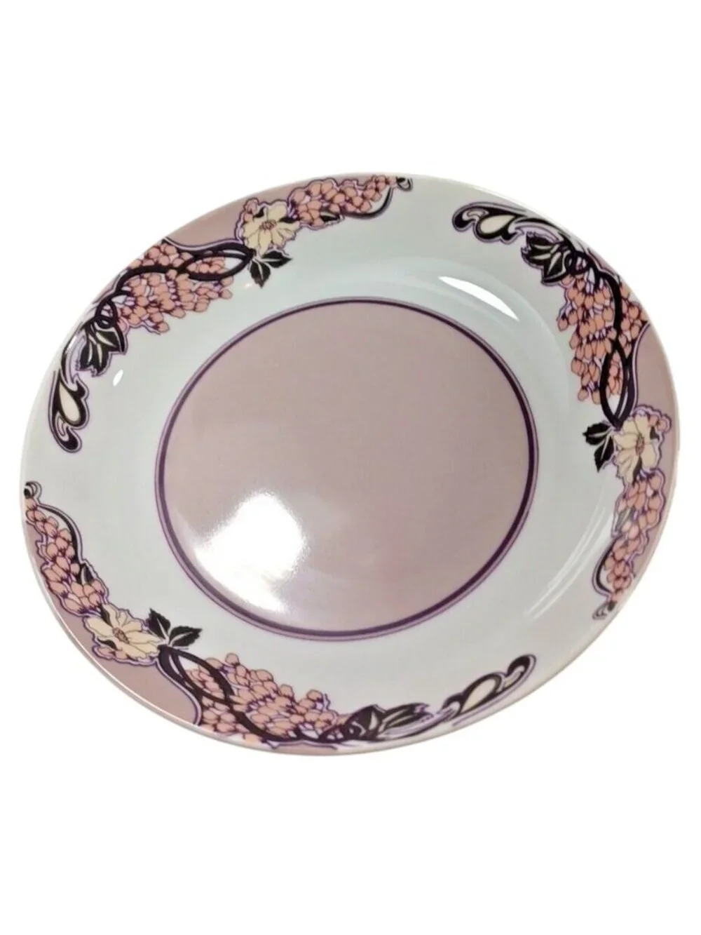 Georges Briard Floral Parisienne Art Nouveau Soup Pasta Salad Cereal Bowls 7 5/8